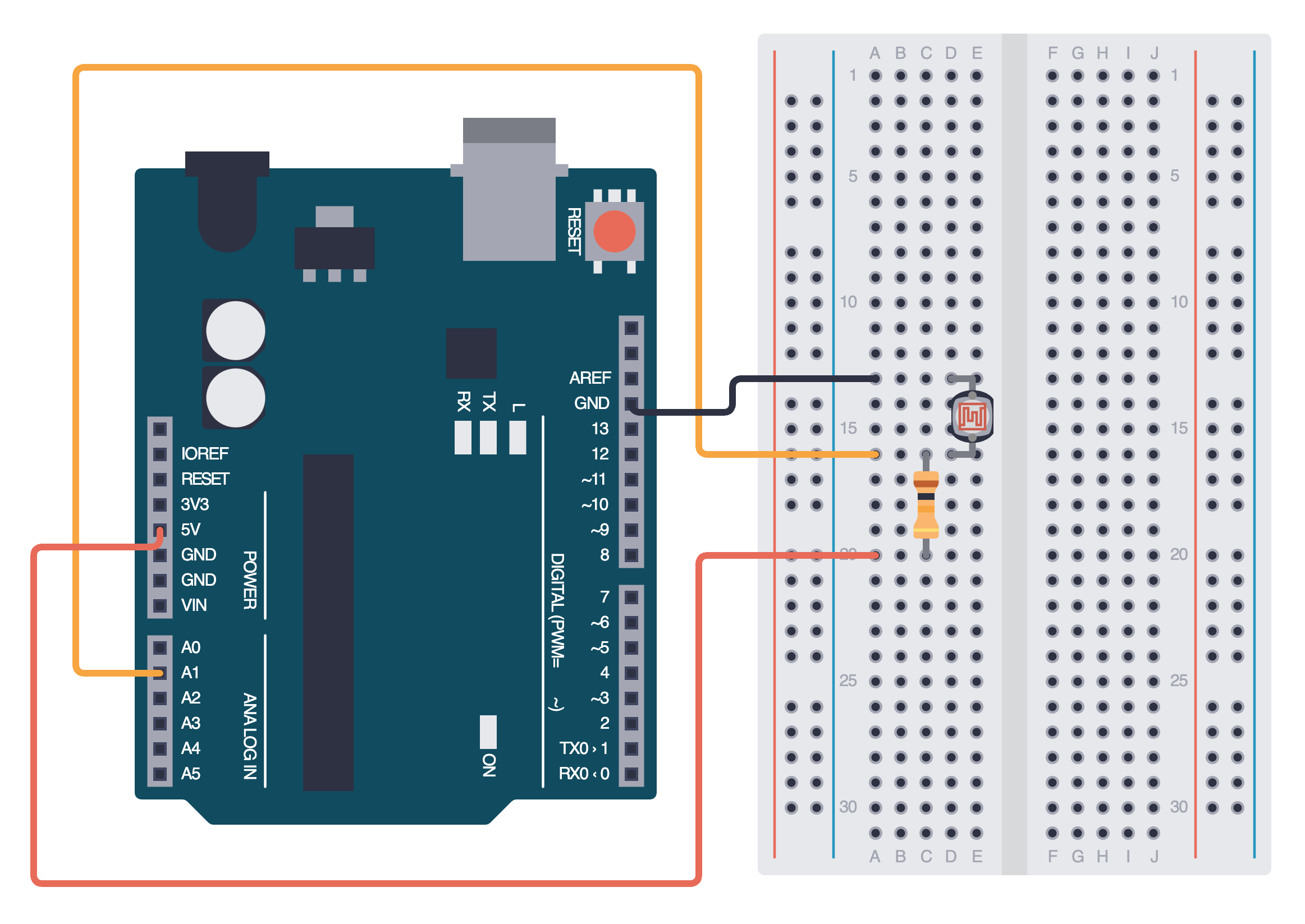 LDR wiring diagram