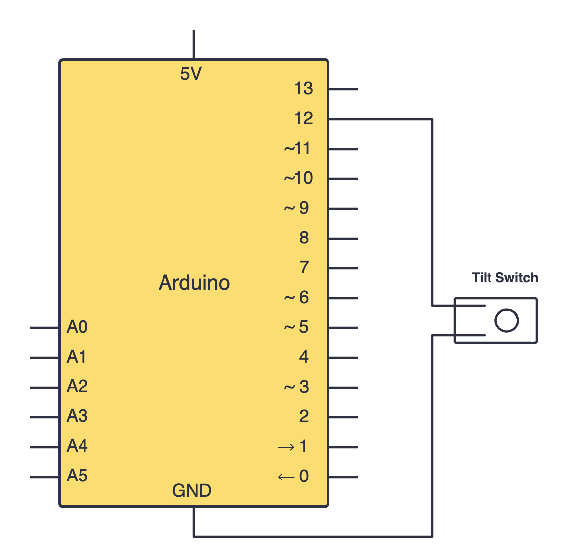 Tilt switch schematic
